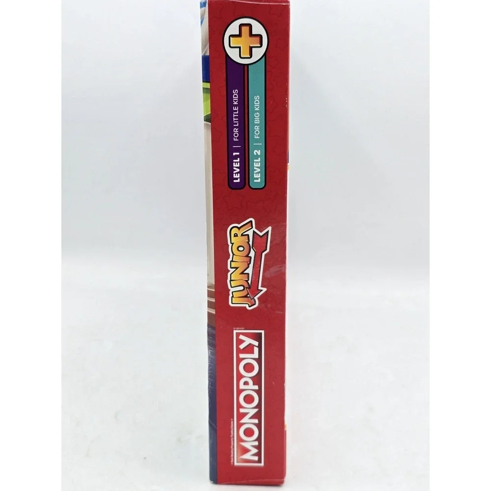 Monopoly, Junior NEW! Age 4 up‎ 2 Games in 1 little kids to Adult, Hasbro Games